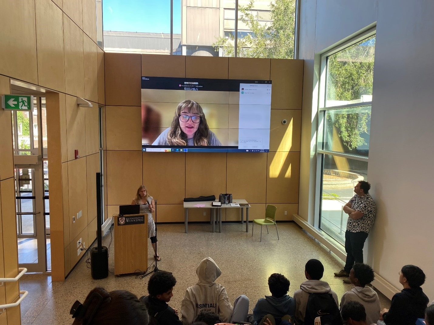 Amy Mann did a Zoom presentation to Geography students at the Collegiate