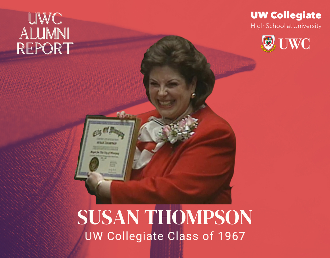 UWC Alumni Report: Susan Thompson (Class of 1967)